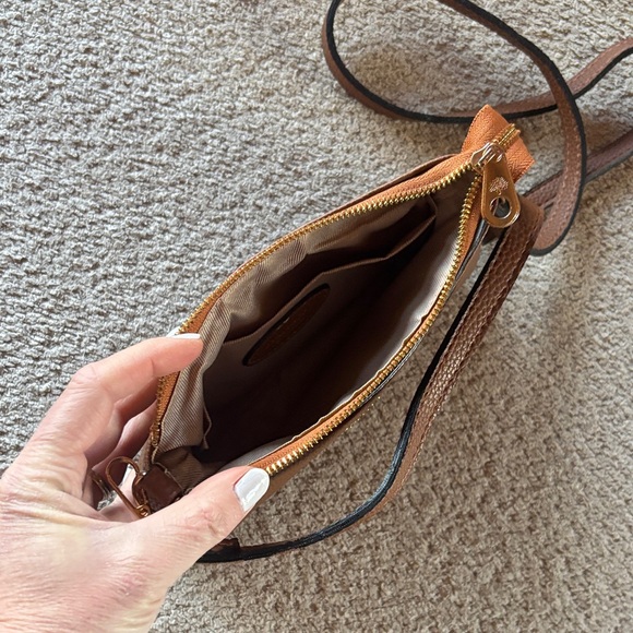 Mulberry Like Brown Leather Crossbody Bag - Picture 7 of 14